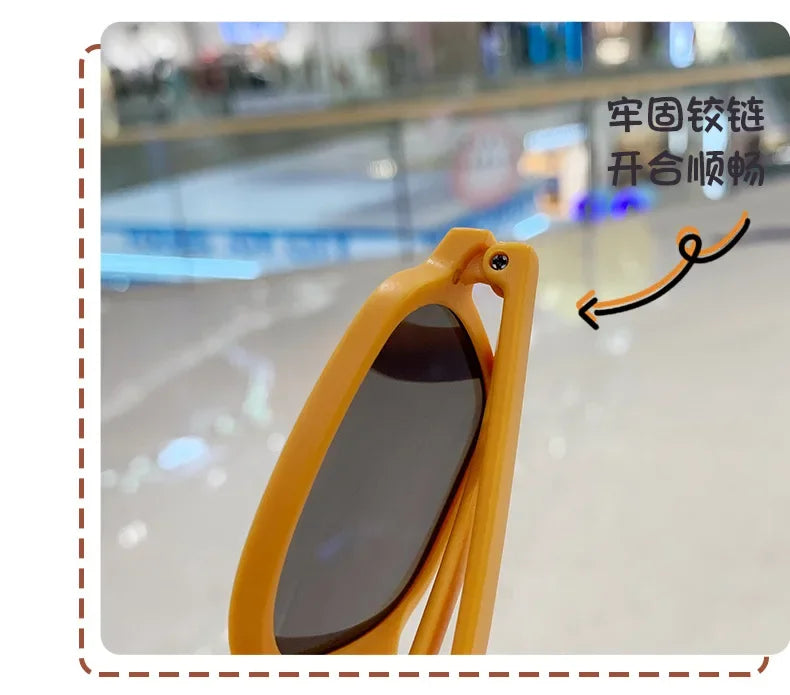 New Kids Sunglasses Square Children Sunglasses Boy Girl Stylish Goggles Baby Student Eyeglasses Party Eyewear UV400 Gafas De Sol