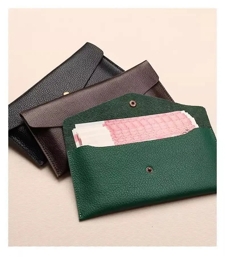 Portable Women's Long Wallet with Hand Strap, Phone Organizer & Multi-Card Holder, Solid Color Fashion Bag for Daily Travel