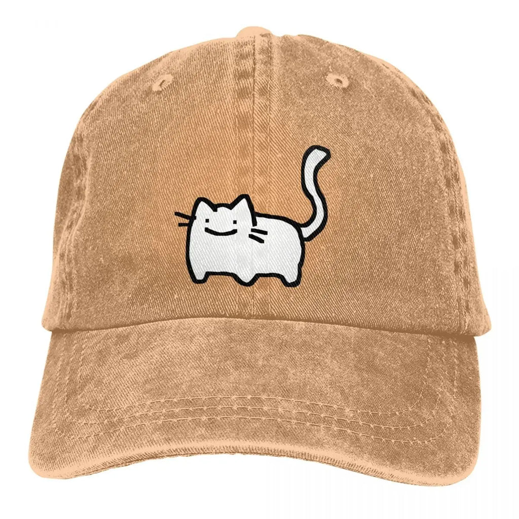 Cat Baseball Caps Peaked Cap Animal Sun Shade Hats for Men Women