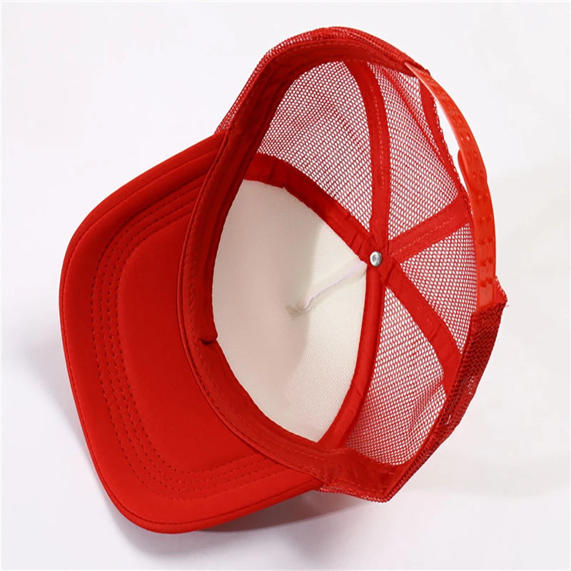 Cool Summer Surfing Trucker Cap Hat Beach Seaside Surfer Caps Sandbeach Holiday Mesh Cap HipHop Hat for Men Women Youth