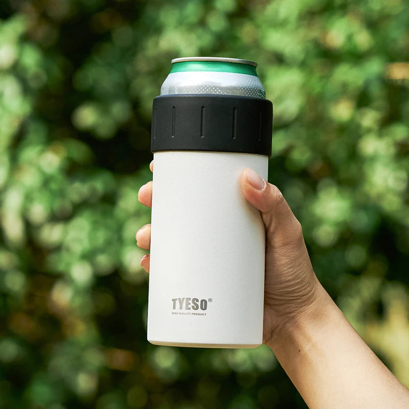 New 2026 Large Capacity Summer Insulated Stainless Steel 304 Cold Drink Cup Outdoor Car Beverage Holder Coca-Cola Cooler Cup