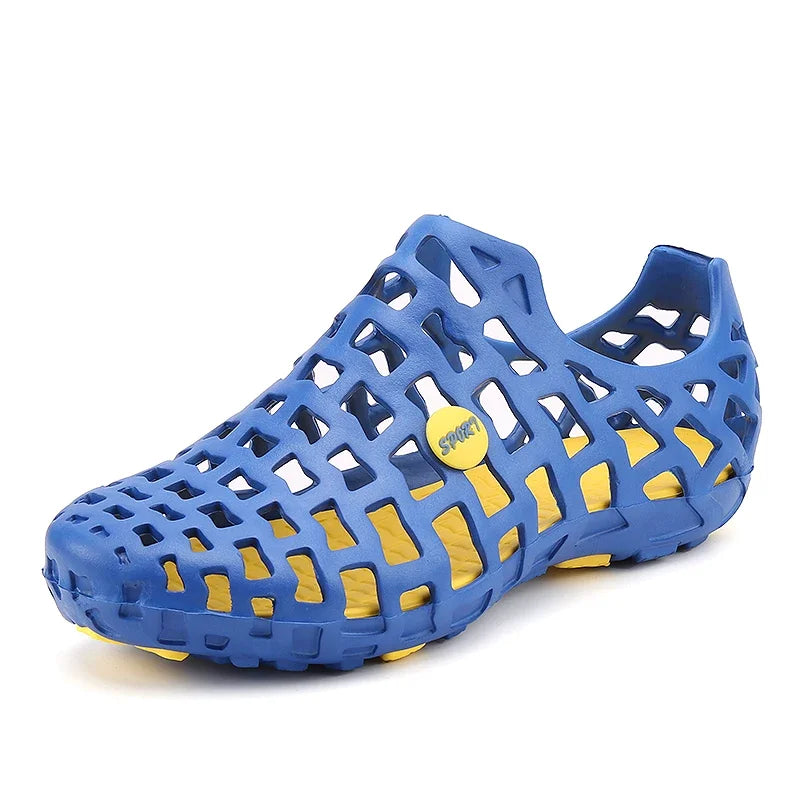 Summer Men Water Shoes Breathable Beach Sandals Upstream Water Shoes Women's Quick-drying Hollow Slippers Aqua Shoes
