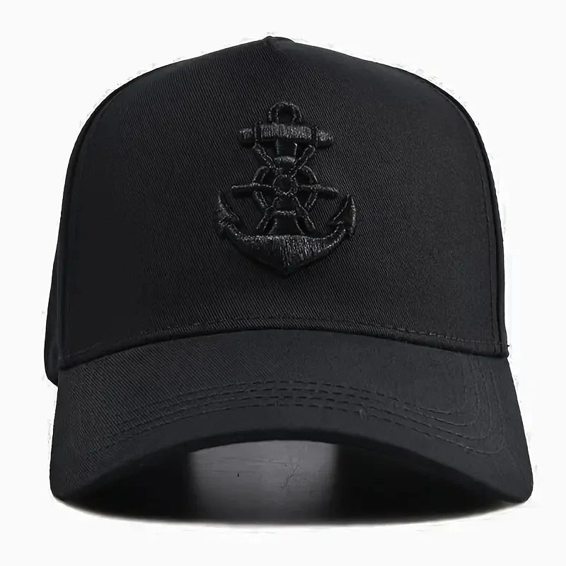 Hip Hop Baseball Caps For Men Women Cotton Anchor Embroidered Dad Hat Cotton Snapback Hip Hop Trucker Hats Outdoor Sun hats