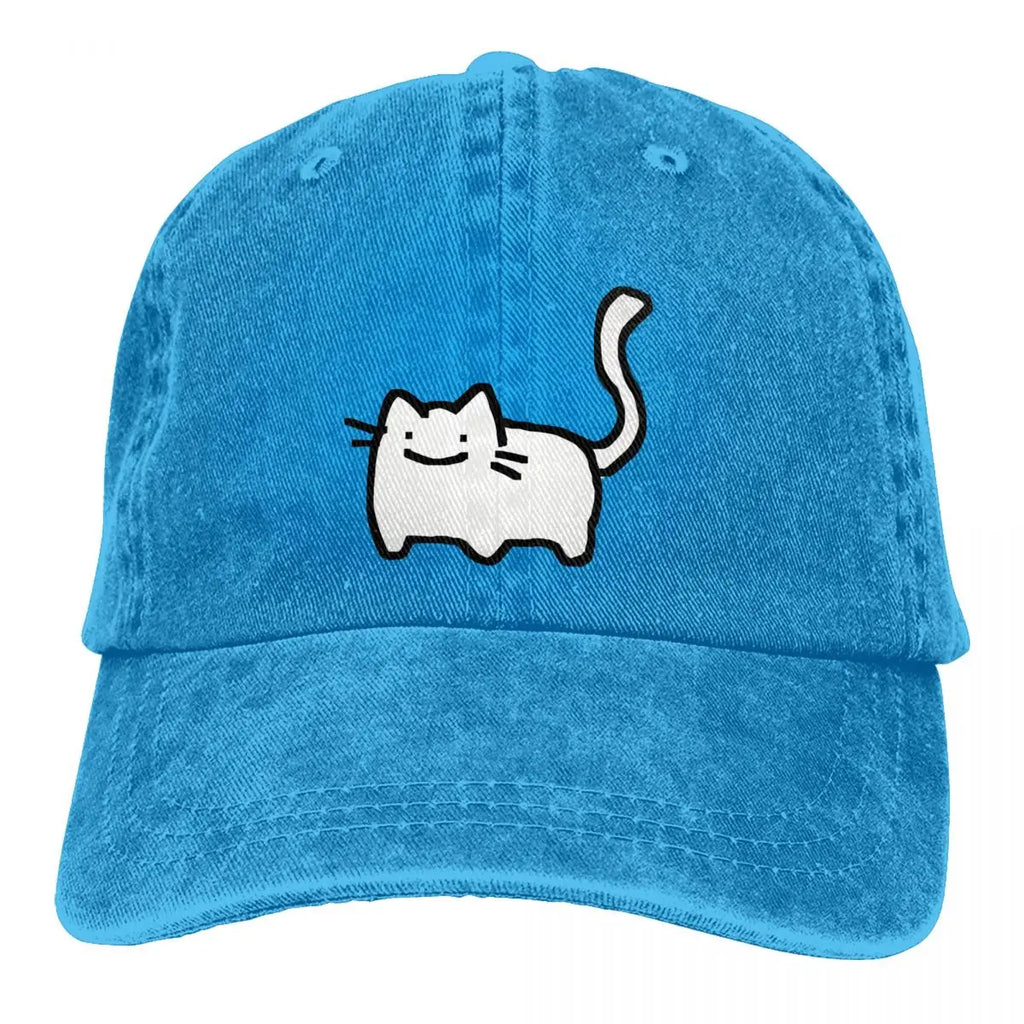 Cat Baseball Caps Peaked Cap Animal Sun Shade Hats for Men Women