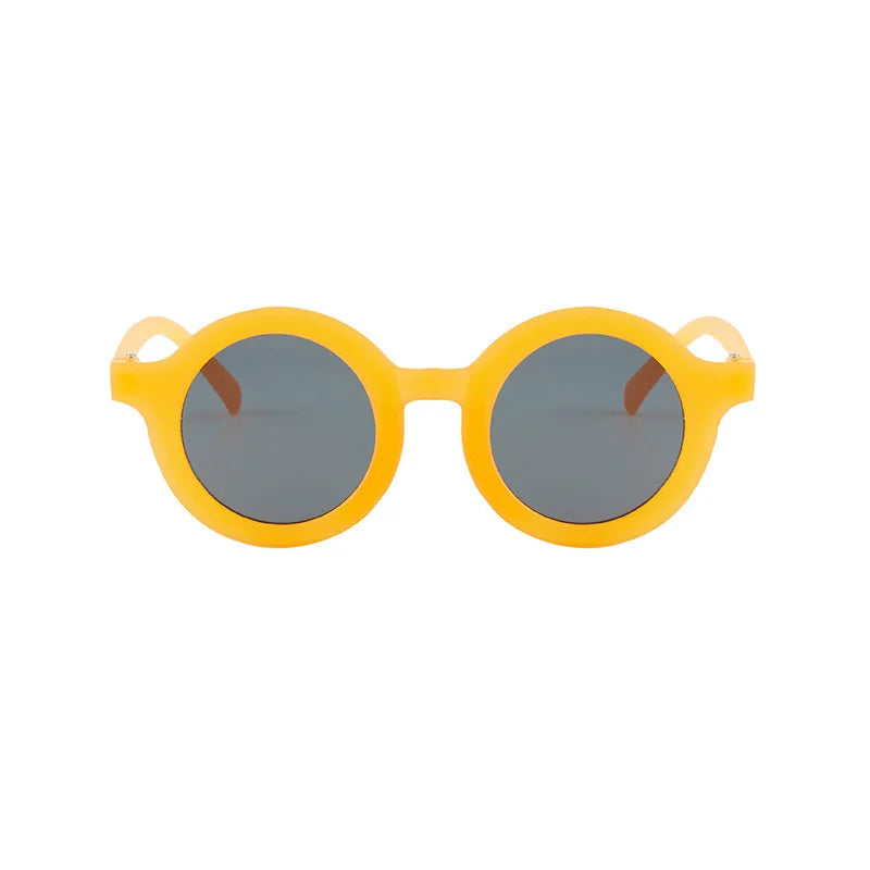Kids Sunglasses Inset Style Round Frame Boys Girls Baby Sunglasses Children's Sun Shading Sun Protection UV400 Gafas De Sol