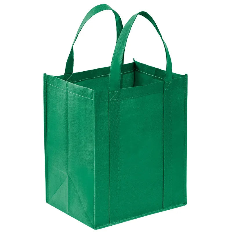 Large Capacity Non-Woven Shopping Bag Foldable Tote Bag Reusable Tote Bags Travel Outdoor Handbag Pouches Storage Organizer