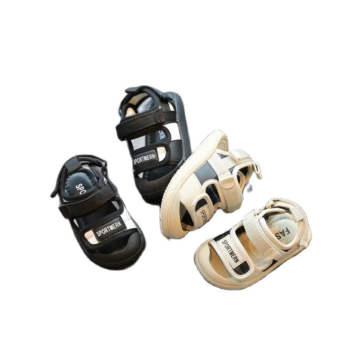 Summer style baby sandals for men and women anti slip soft soled baby and toddler walking shoes children's sports beach shoes