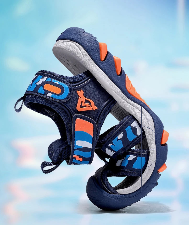 Summer Children Beach Sandals Brand Fashion Sneakers For Girls Size 28-39 Boys Footwear Kids Non-slip Sandalias Baby Shoes