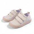 2026 Spring Kids' Casual Canvas Shoes | Striped Velcro Soft Sole Baby Shoes for Boys & Girls