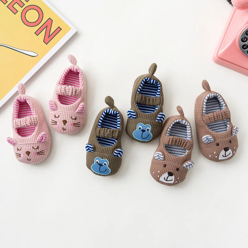 Spring and Summer Cartoon Toddler Shoes 2026 New Floor Shoes Wear-resistant Home Shoes