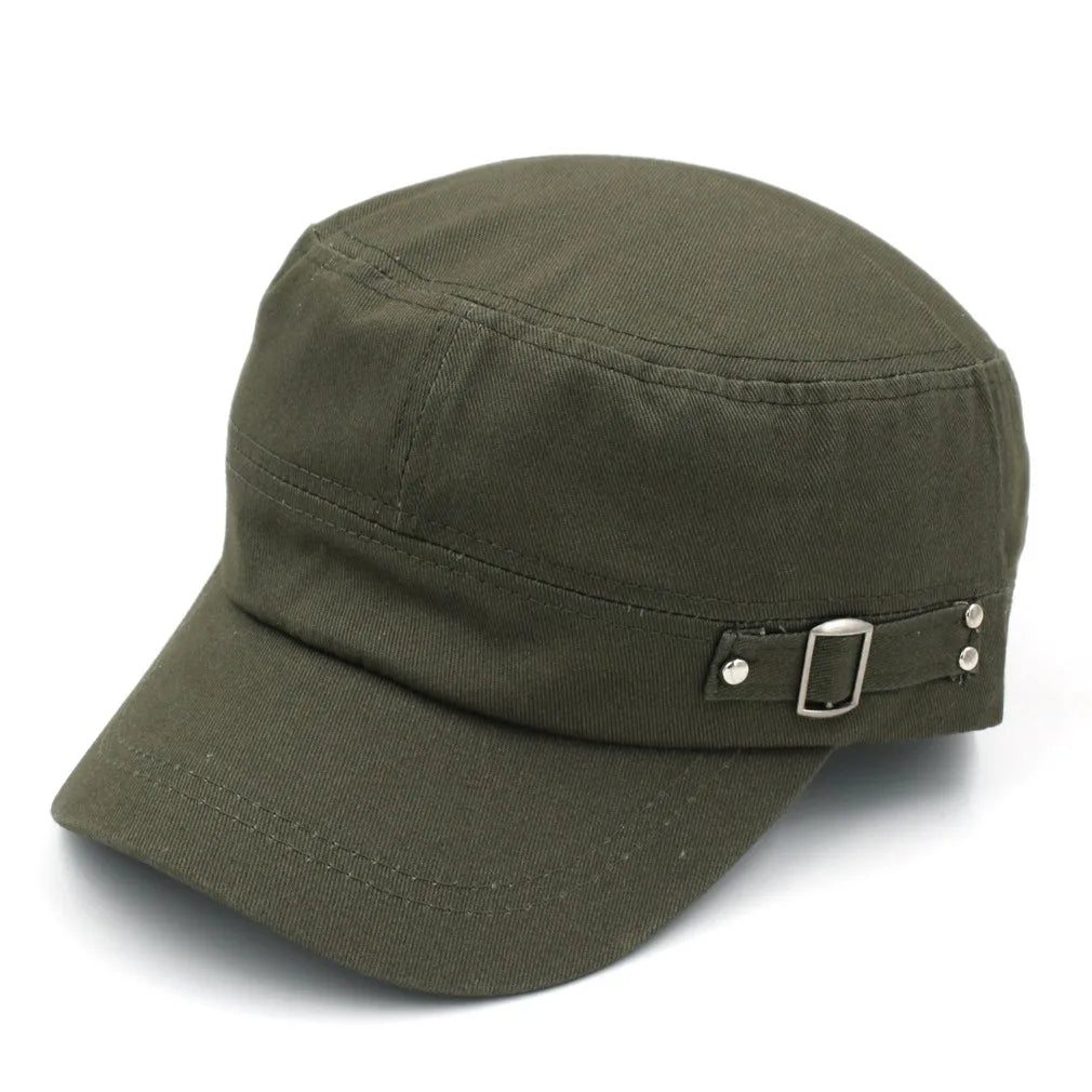 Classic Men'S Women'S Army Cap Cadet Military Patrol Hat Golf Trucker Caps Driving Travel Fishing Hats Outdoor Adjustable