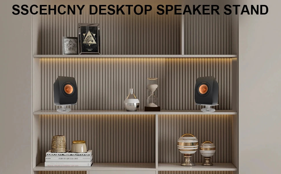 Acrylic desktop stand For KEF LS50 META/META/LSX home smart audio desktop decoration stand,bookshelf speaker base storage rack