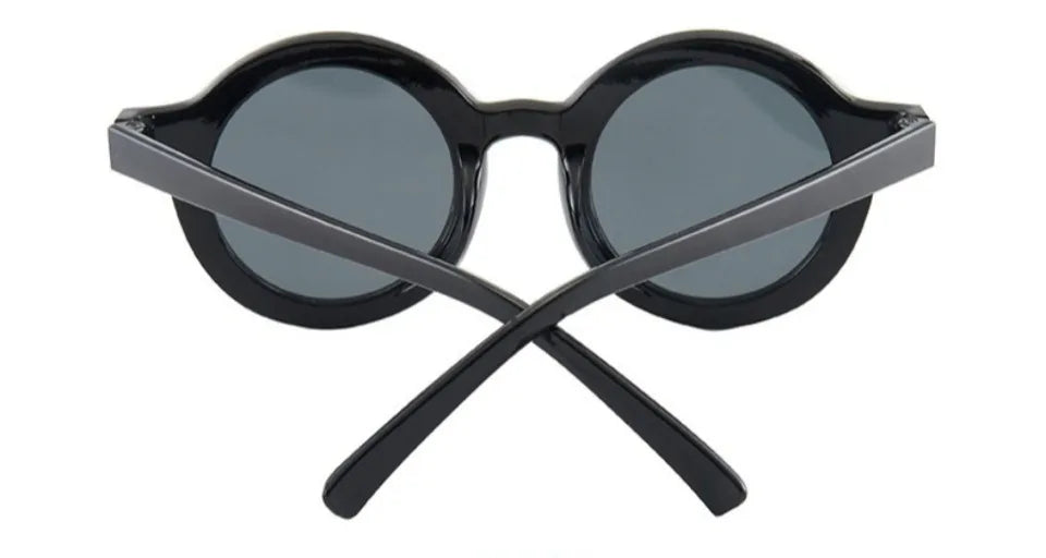 Kids Sunglasses Inset Style Round Frame Boys Girls Baby Sunglasses Children's Sun Shading Sun Protection UV400 Gafas De Sol