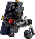 Universal Motorcycle Phone Holder Alloy Anti-Shake 360° Adjustable Motos Bike Navigation Bracket Metal Motorcycles Accessory