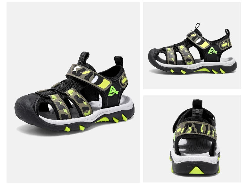 Summer Children Beach Sandals Brand Fashion Sneakers For Girls Size 28-39 Boys Footwear Kids Non-slip Sandalias Baby Shoes
