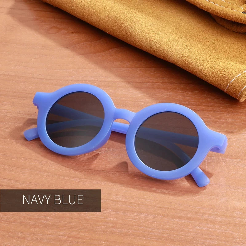 Sunglasses trendy kids Sunglasses Cute kids Sunglasses parent child frosted glasses new 1-8 year old baby decorative