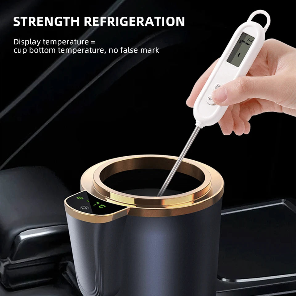 Intelligent Temperature Control Car Hot and Cold Cup Fast Cooling Heating Cup 2 in 1 Portable Smart Car Cooling Cup For Car/Home