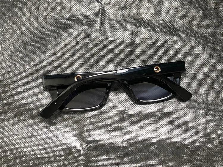 Fashion Vintage Rectangle Punk Sunglasses Women Men Personalized Retro Sun Glasses Trendy Eyewear UV400 Shades Eyeglasses