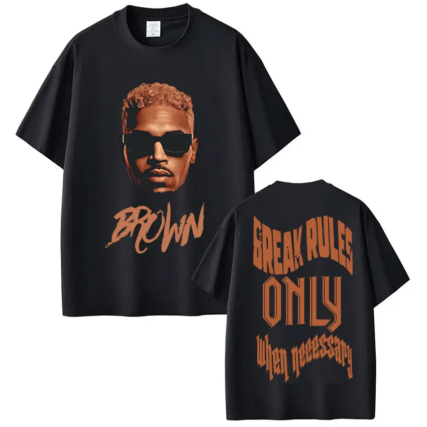 Rapper Chris Brown Usher Raymond 2026 Tour T Shirt Men Women