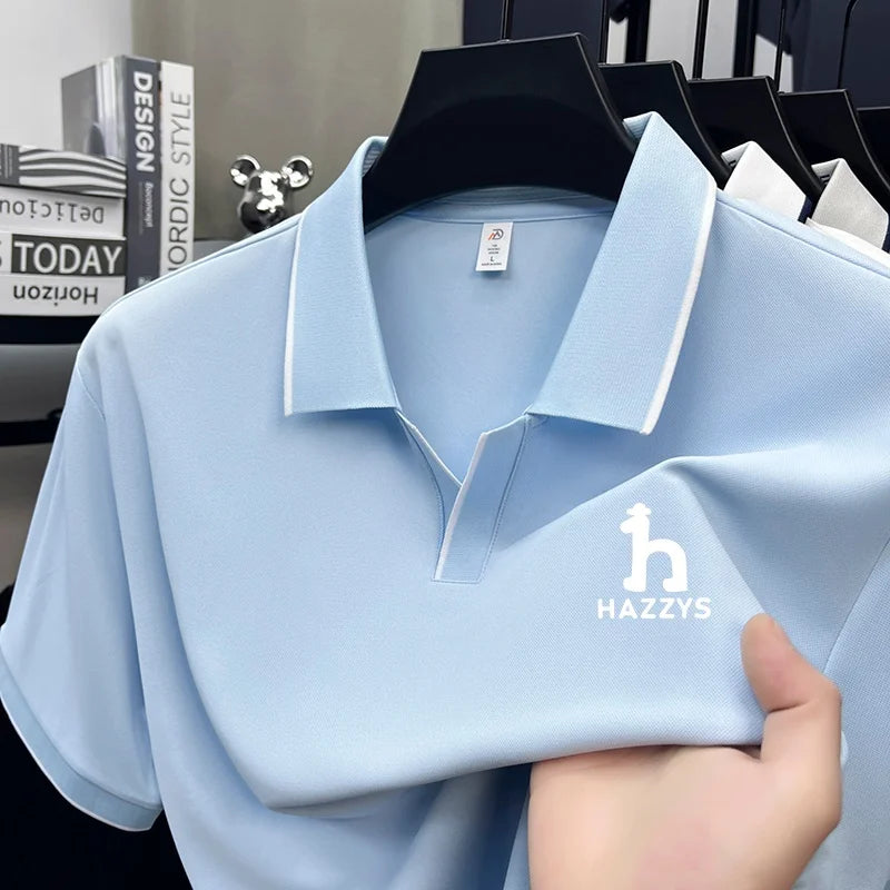 Luxury Quality Men's Short Sleeved Polo Shirt Summer New Exquisite Original Printed Lapel Casual T-Shirt Cool Comfort Men's Wear