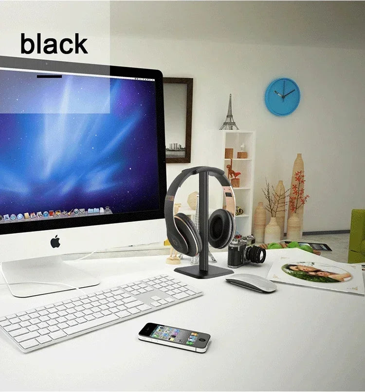 Earphone Holder Detachable Computer Esports Game Headset Desktop Storage Universal Display Rack Stand for All Headsets