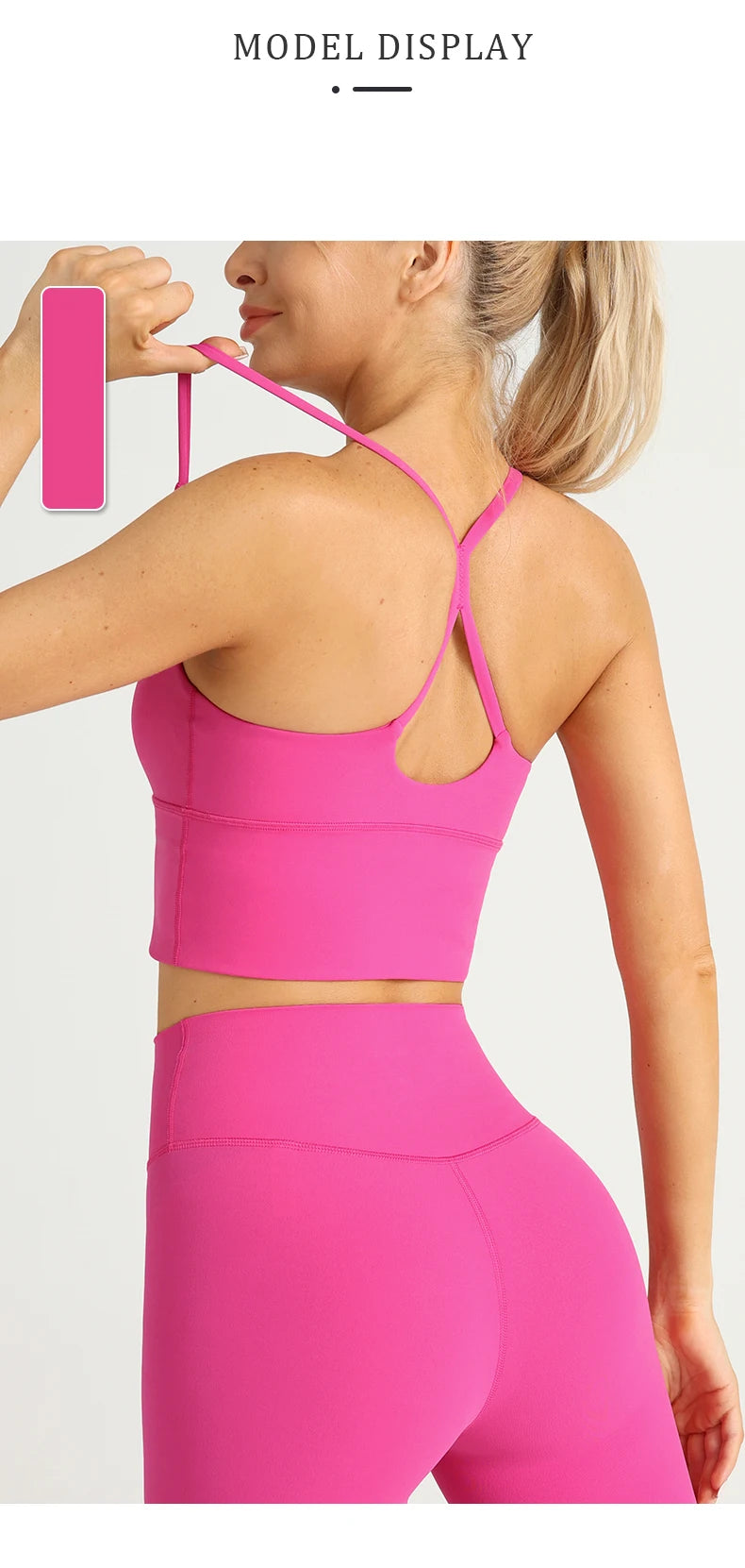 Woman Yoga Sports Bras Beauty Back Sexy Breathable Comfortable Sports Vest Fitness Workout Running Cycling Yoga Tight Crop Tops