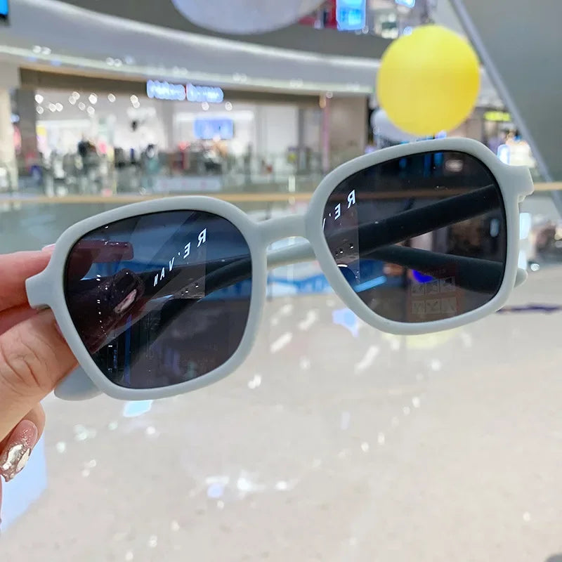 New Kids Sunglasses Square Children Sunglasses Boy Girl Stylish Goggles Baby Student Eyeglasses Party Eyewear UV400 Gafas De Sol