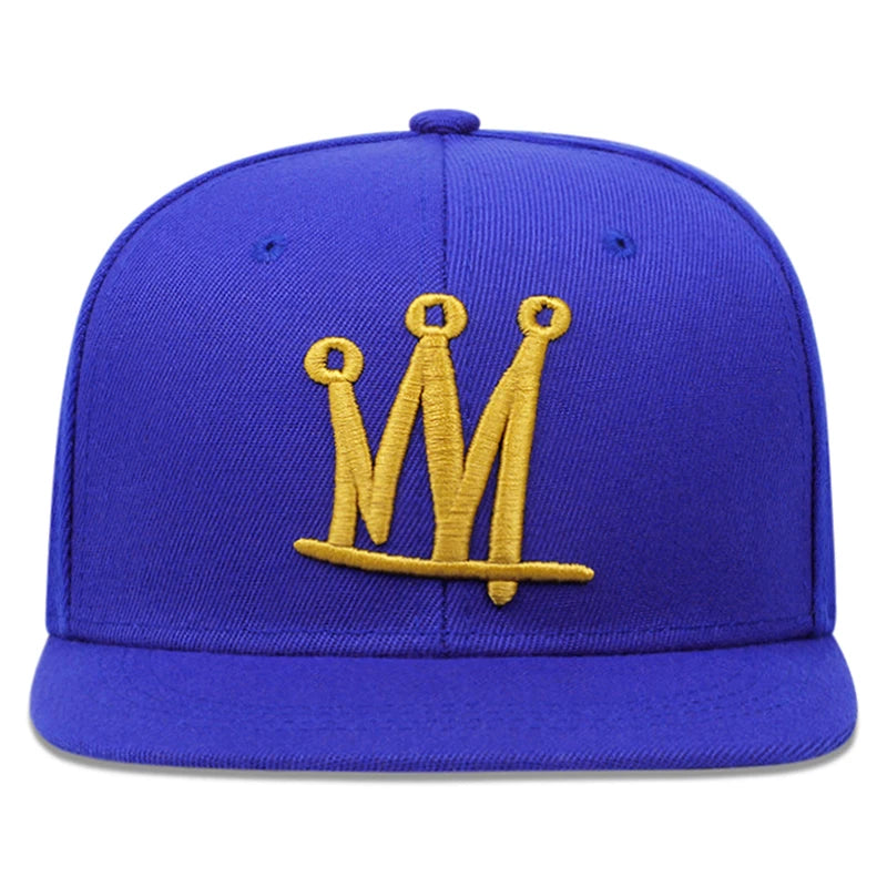 Fashion Men Women Hip Hop Baseball Cap Crown Embroidery Trucker Caps Snapback Hat Outdoor Sun Hats Sports Leisure Caps