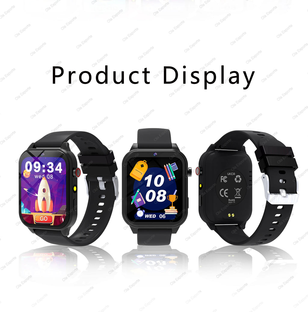 2025 New Smart Watch For Children HD Touch Screen Camera 18 Games Sleep Monitoring Alarm Clock Calculator Birthday Gift Boy Girl
