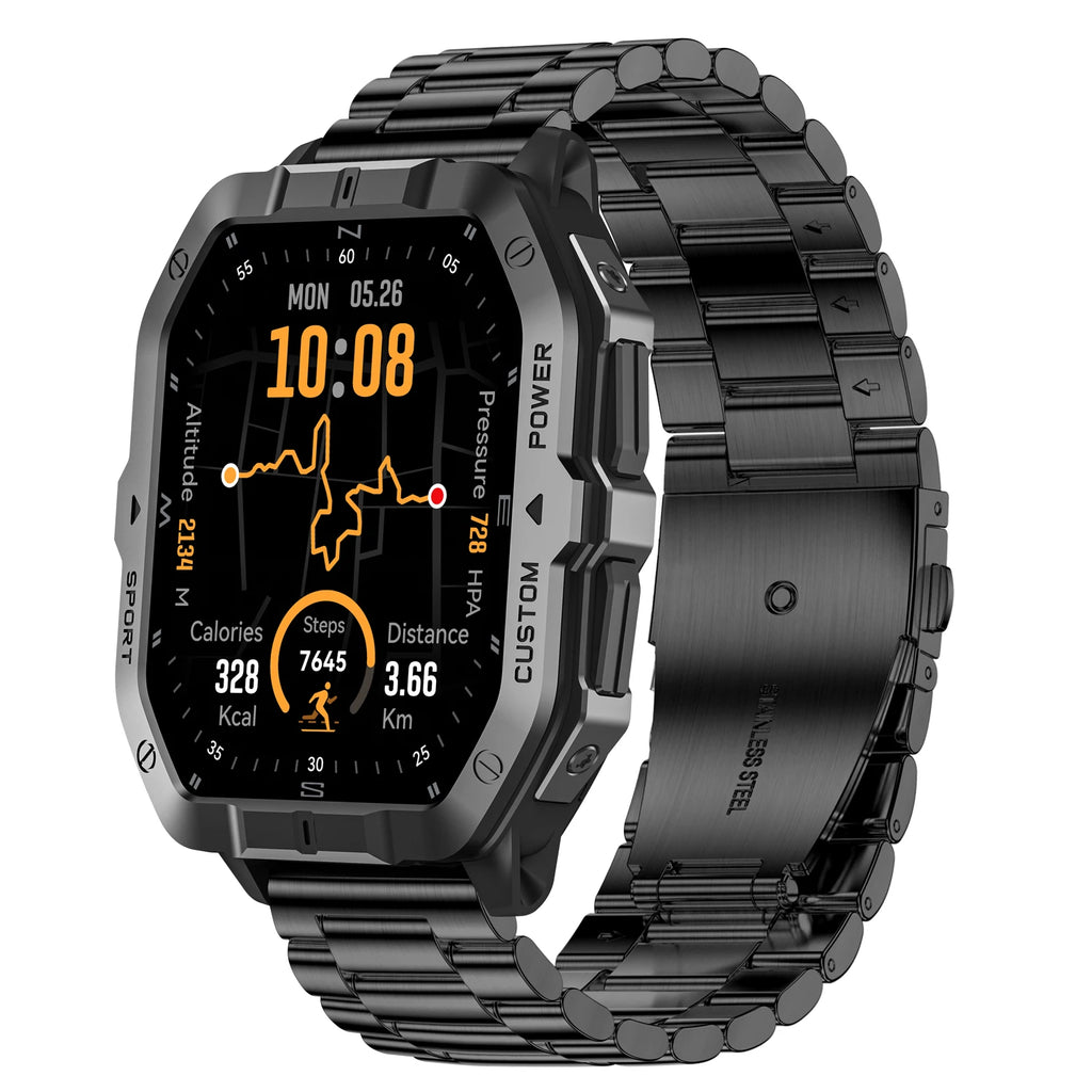 Smart Watch For Men Women Built-in GPS&Compass Barometric Altimeter ST six-axis sensor Altimeter Health Monitoring SOS Function