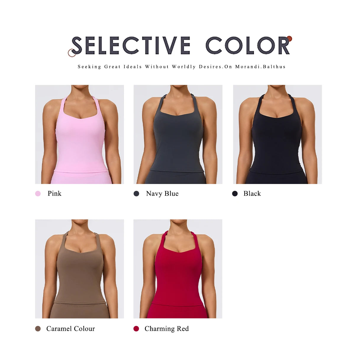 Hearuisavy Woman's Push Up Sports Vest I-Back Strap Design Gym Sportswear Breathable Quick Dry Fitness Top Running Yoga Tank Top