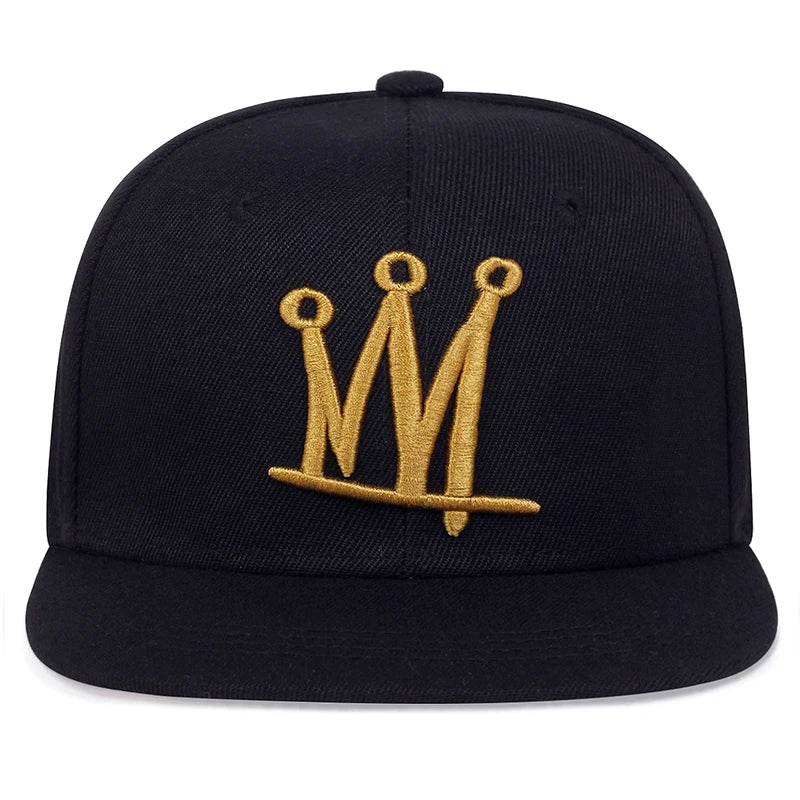 Fashion Men Women Hip Hop Baseball Cap Crown Embroidery Trucker Caps Snapback Hat Outdoor Sun Hats Sports Leisure Caps