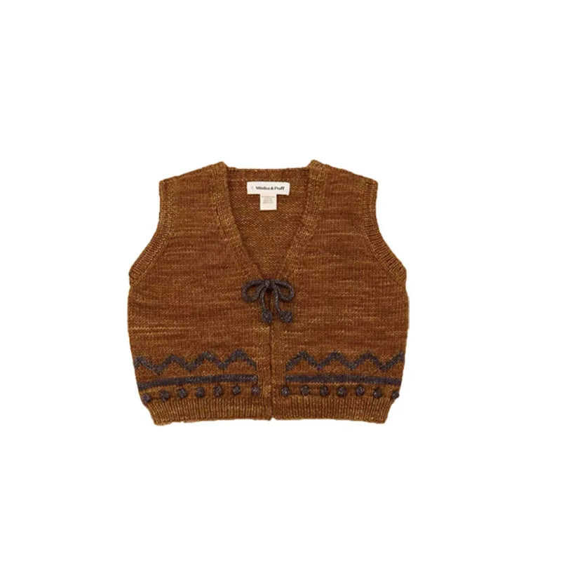 Chidren's Clothes 2025 New Autum Winter Baby Boys Pullover Sweater Knitwear Cardigan Skirts Christmas Girls Princess Dress