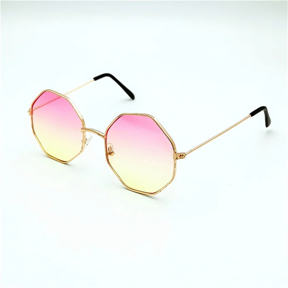 Steampunk Kids Sunglasses Boys Girls Luxury Vintage Eyewear Children Round Sun Shades Glasses Oculos Feminino Accessories