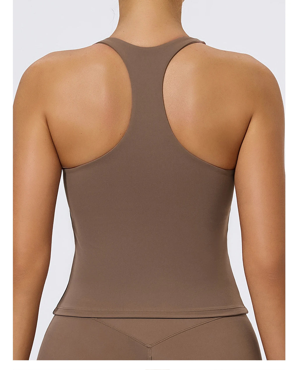 Hearuisavy Woman's Push Up Sports Vest I-Back Strap Design Gym Sportswear Breathable Quick Dry Fitness Top Running Yoga Tank Top