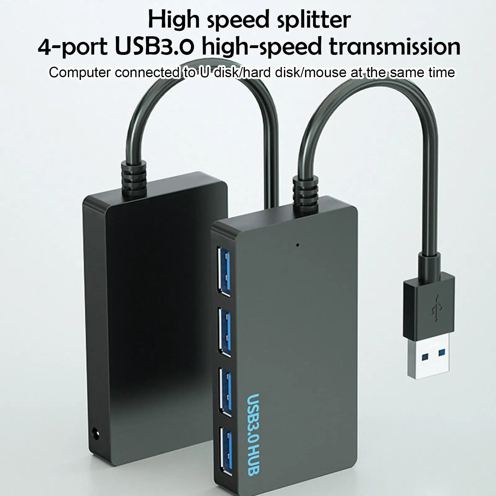 4 USB Port Hub 3.0 Multi USB Splitter3.0 2.0 For Pro PC Hub USB 3 0 Expander USB Power Adapter Pc Accessorie Y6A4