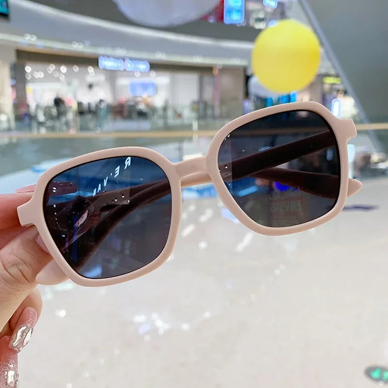 New Kids Sunglasses Square Children Sunglasses Boy Girl Stylish Goggles Baby Student Eyeglasses Party Eyewear UV400 Gafas De Sol