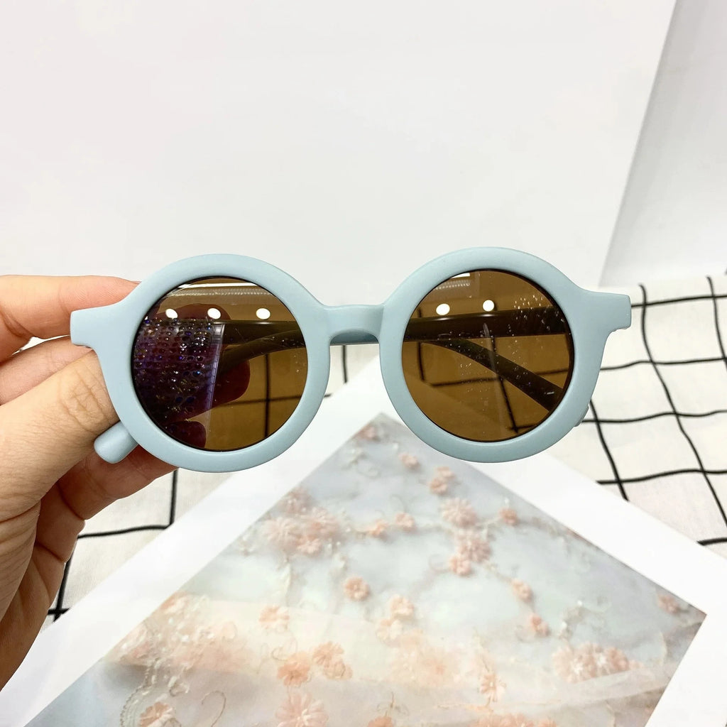 Sunglasses trendy kids Sunglasses Cute kids Sunglasses parent child frosted glasses new 1-8 year old baby decorative