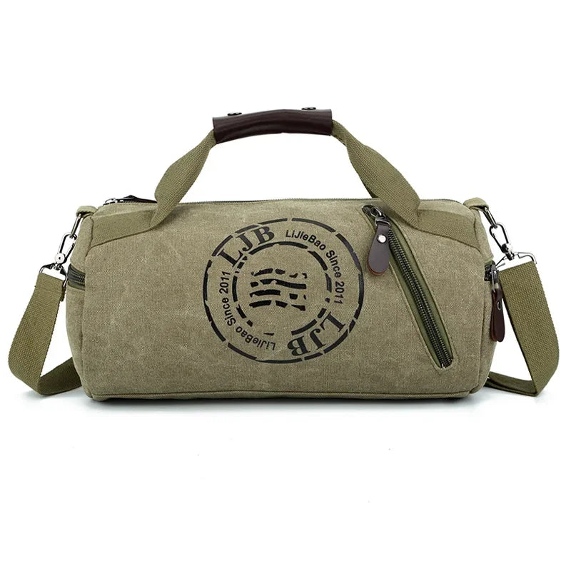 Durable Multifunction Handbag Men Canvas Bag Training Gym Bag Women Fitness Bags Outdoor Sports Bags for Male&Female duffel bags