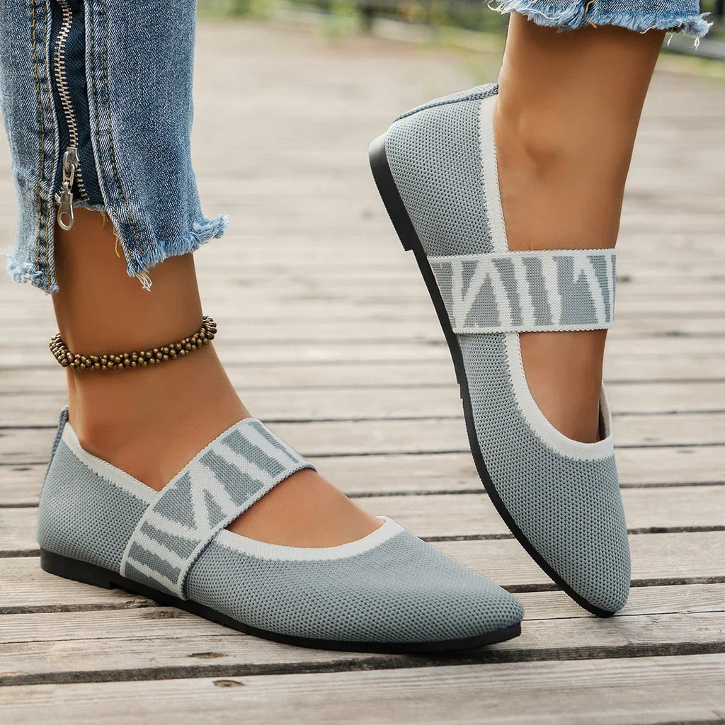 Women Flat Shoes Summer New Fashion Designer Loafers Comfortable Non-Slip Flat Shoes for Women Daily Casual Low-top Sneakers