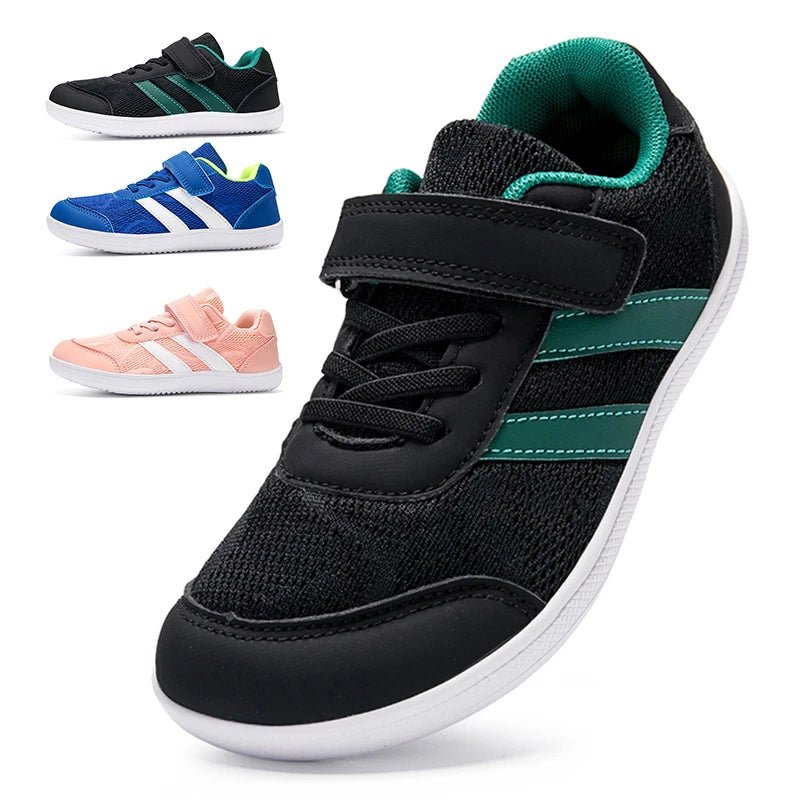 Wide Barefoot Shoes For Small/Large/Children/Simple Sports Shoes For Boys/Girls/Splay Natural/Light Sports Shoes For Girls Boys