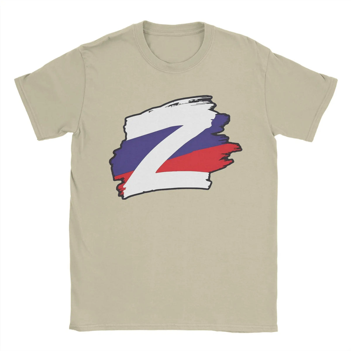 Men T-Shirts Russian Z Peace Unite Funny Cotton Tees Short Sleeve  T Shirts Crew Neck Clothing Gift Idea