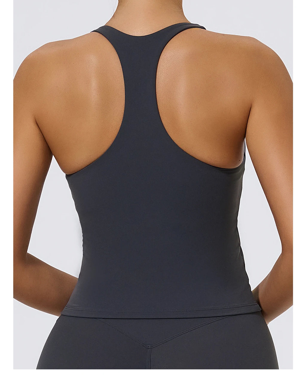 Hearuisavy Woman's Push Up Sports Vest I-Back Strap Design Gym Sportswear Breathable Quick Dry Fitness Top Running Yoga Tank Top