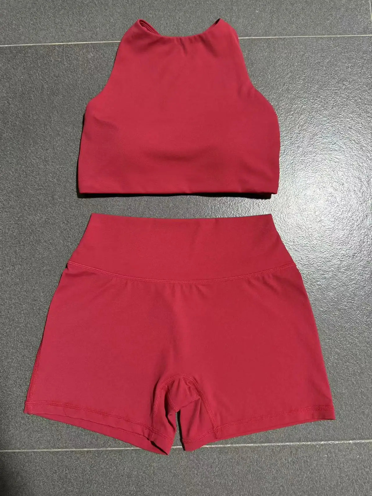 Gym Workout Clothing Detachable Chest Pad Cross Back Vest Yoga Shorts Sets Tight Quick-Dry Fitness Sports Shorts Suits for Women