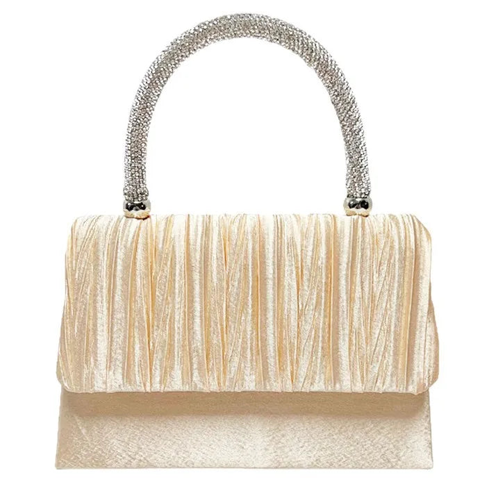 Luxury Handbags Women Bags Designer Evening Bags 2025 Fashion Shoulder Bags Dinner Party Purse Metal Handle Pouch Sac