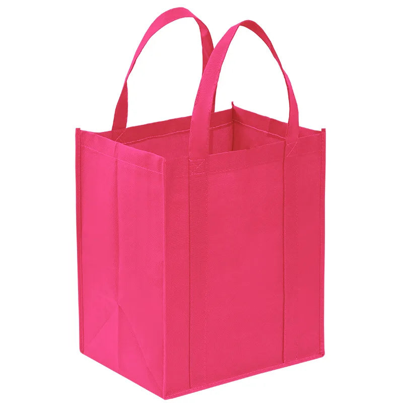 Large Capacity Non-Woven Shopping Bag Foldable Tote Bag Reusable Tote Bags Travel Outdoor Handbag Pouches Storage Organizer