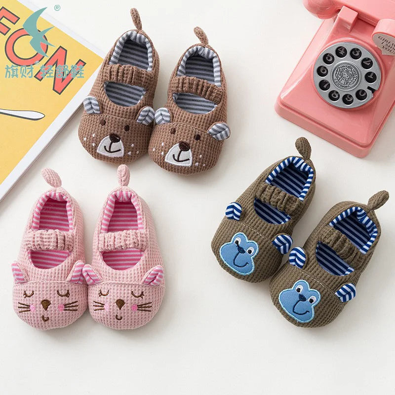 Spring and Summer Cartoon Toddler Shoes 2026 New Floor Shoes Wear-resistant Home Shoes