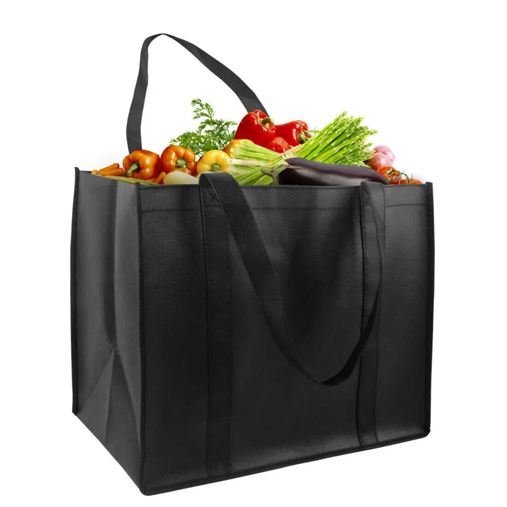 Foldable Shopping Bag Portable Eco-Friendly Large Capacity Reusable Grocery Heavy Duty Shopping Bags Totes Picnic Bag Handbag