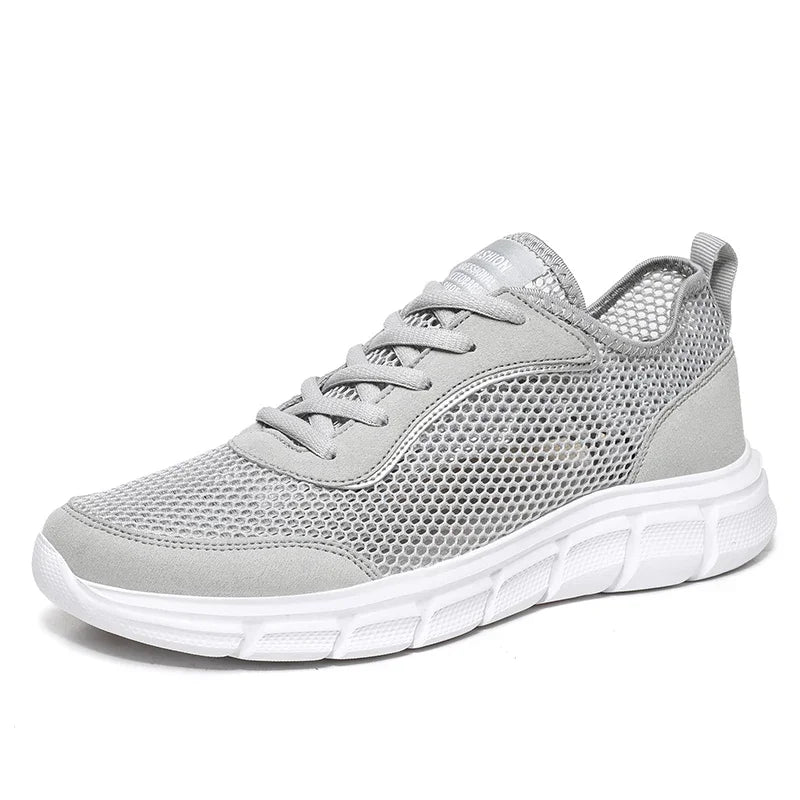Summer Mesh Shoes Men Sneakers Breathable Light Men's Casual Shoes Lace-Up Walking Footwear Tenis Masculino Zapatillas Hombre