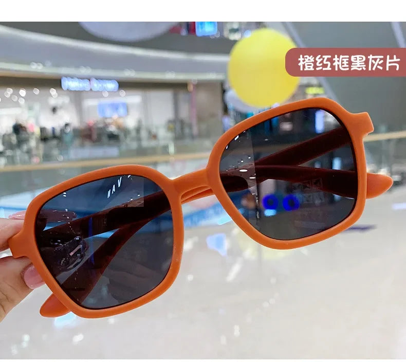 New Kids Sunglasses Square Children Sunglasses Boy Girl Stylish Goggles Baby Student Eyeglasses Party Eyewear UV400 Gafas De Sol